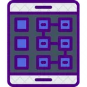 Tablet Security Pattern Lock Tablet Pattern Icon