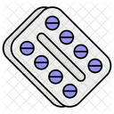 Tablet Strips Pills Medication Icône