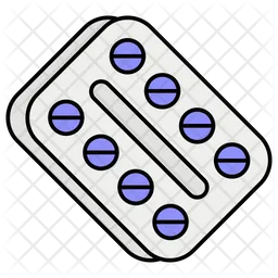 Tablet strips  Icon