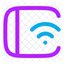 Tablet-mit-WLAN verbunden  Symbol