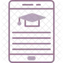 Tablet Dispositivo Educacion En Linea Icon