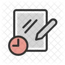 Tableta Hora Reloj Icon