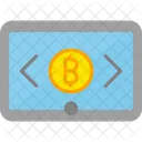 Tableta bitcoin  Icono