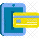 Tableta con tarjeta  Icono