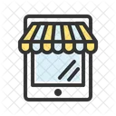 Tableta de compras  Icono