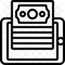 Tableta De Dinero Efectivo Moneda Icono