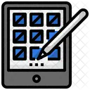 Tableta de diseño  Icono