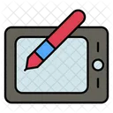 Tableta Grafica Tableta Grafica Tableta De Dibujo Icon