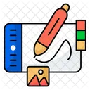 Pen Tablet Digitalizador Tableta Grafica Icon