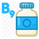 Tablets jar vitamin b  Icon