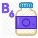 Tablets jar vitamin b  Icon