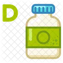 Tablets jar vitamin d  Icon