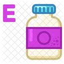 Tablets jar vitamin e  Icon