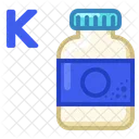 Tablets jar vitamin k  Icon