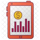 Tablet Dollar Grafik Symbol