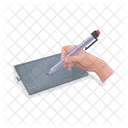 Tablette A Stylet Tablette Graphique Tablette A Dessin Icône