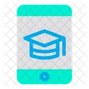 Tablette Diplome Chapeau Icon