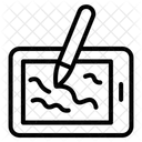 Tablette Graphique Icône
