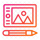 Tablette Graphique Tablette A Dessin Tablette Icône