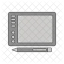 Tablette Graphique Stylet Tablette Icône