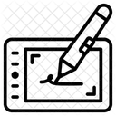 Tablette graphique  Icône