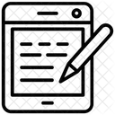 Tablette Numerique Tablette Decriture Tablette Icône