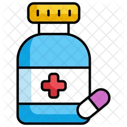 Tabletten Flasche  Symbol