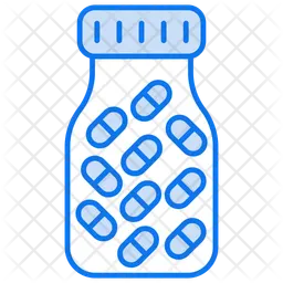 Tabletten Flasche  Symbol