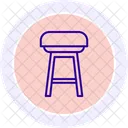 Tabouret de comptoir  Icône