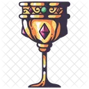 Copo Ouro Caneca Ícone
