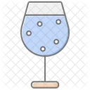 Icone De Cor Linear De Taca De Vinho Icon