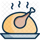 Tacchino Pollo Pollo Fritto Icon