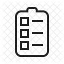 Taches Liste De Controle Flux De Travail Icon