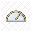 Geschwindigkeit Tachometer Gas Symbol