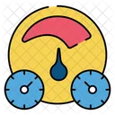 Tachometer Kilometerzahler Geschwindigkeitsmesser Symbol