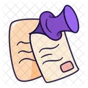 Tack Note Document Icon