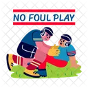 Tackle Foul Play Sportsmen Icon