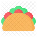 Taco Tortilla Sandwich Icon