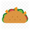 Taco Fastfood Bread Icon
