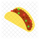 Taco Fastfood Food Icon