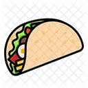 Taco Food Meal Icon