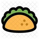 Taco Mexican Fast Food Icon