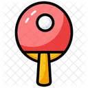 Taco De Tenis De Mesa Raquete De Tenis Jogo Ícone