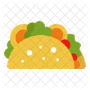 Cheese Mexican Food Taco Icon