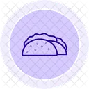 Taco Mexican Food Icon