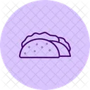 Taco Mexican Food Icon