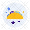 Taco Sandwich Fast Food Icon