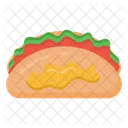 Sandwich Breakfast Burrito Pita Sandwich Icône