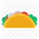 Shawarma Burrito Tortilla Icon
