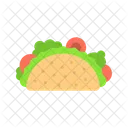 Taco Wrap Tortilla Icon